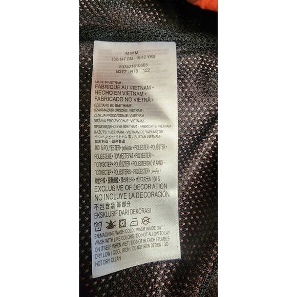 Jordan Boys' All Over Logo Windbreaker Jacket with Hood Rain Jacket Size Medium - Picture 4 of 5